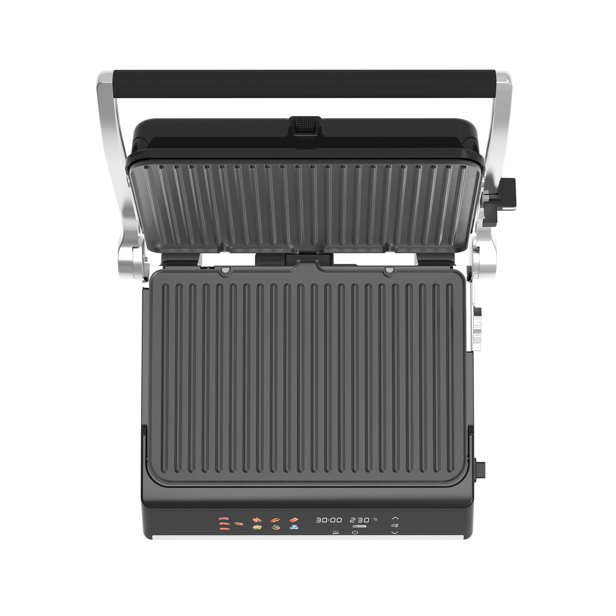 K471 Grillchef tost makinesi güvenli kilit sistemi ve tutma kolu
