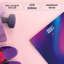 KBB84 Calora dijital banyo baskülü LCD ekran ve net kilo göstergesi
