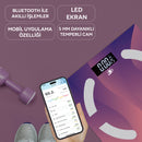 KBB847 Colorfit akıllı baskül kilo, yağ ve kas ölçüm özellikli