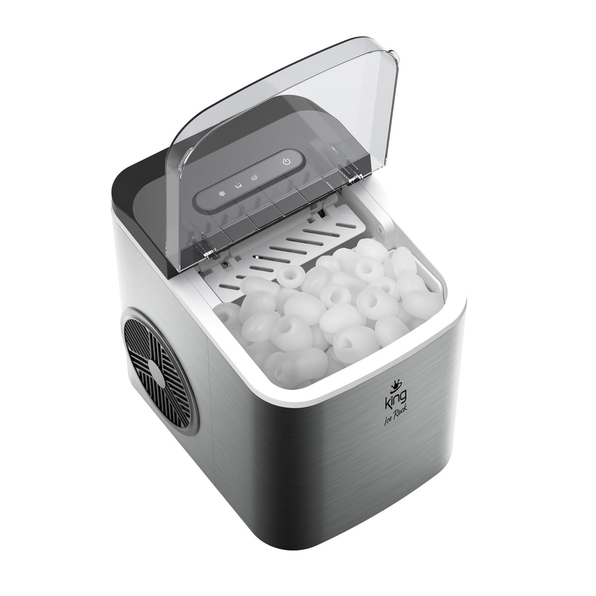 KBM7990 Ice Rock buz yapma makinesi 1.3 litre su haznesi ve kolay doldurma kapağı
