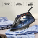 King Stiro KBU751 mavi buharlı ütü güçlü buhar performansı ve ergonomik tasarım yan görünüm