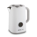 KSI386 Arya dijital su ısıtıcı beyaz 1.7 litre 1500W dokunmatik kettle