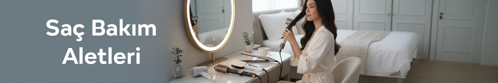 King markalı saç bakım aletleri koleksiyonu banner – profesyonel saç kurutma makinesi, düzleştirici, maşa ve kişisel bakım ürünleri