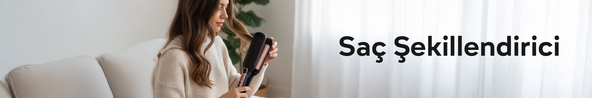 King saç şekillendirici koleksiyonu banner – profesyonel düzleştirici, saç maşası ve bukle şekillendiriciler ile kolay ve hızlı saç stili