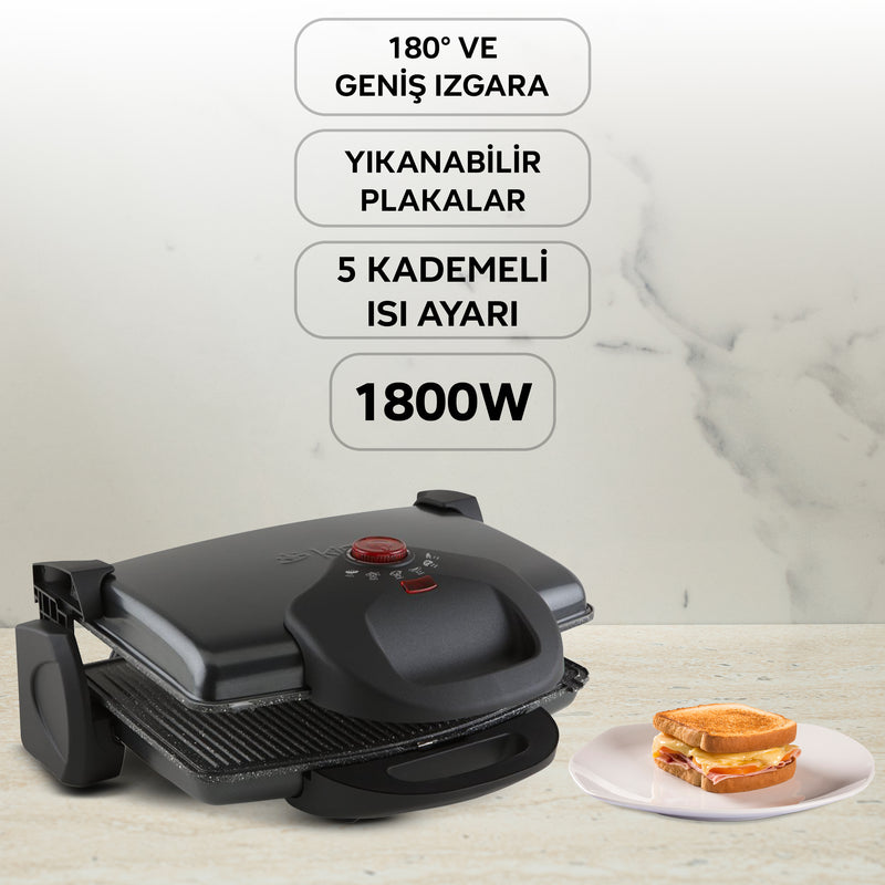 P637Y GrillMax Toaster – Schwarz