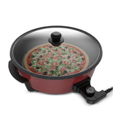 Tavazade K2101 çok amaçlı pizza tava kırmızı ön görünüm
