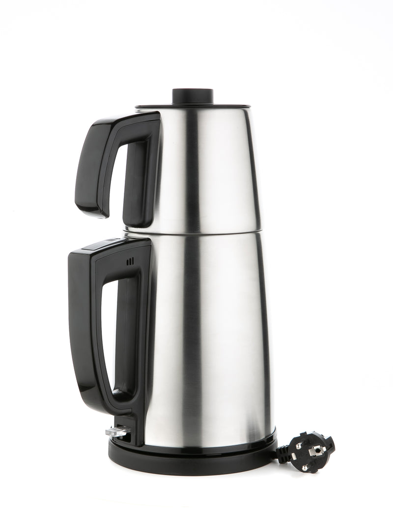 KCM334 Tealuxe Çelik Çay Makinesi | 1.7L Paslanmaz Çaycı