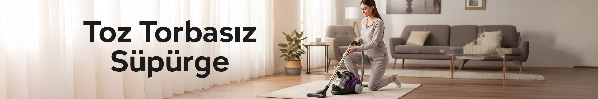 King Toz Torbasız Süpürge – Güçlü emiş gücü ve kolay temizlenebilir haznesiyle hijyenik kullanım
