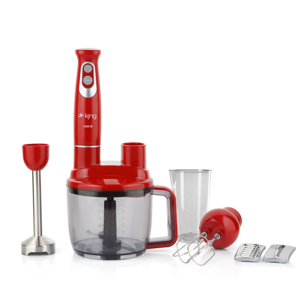 KING MARTEN KKB970 KOMPLE BLENDER SET KIRMIZI
