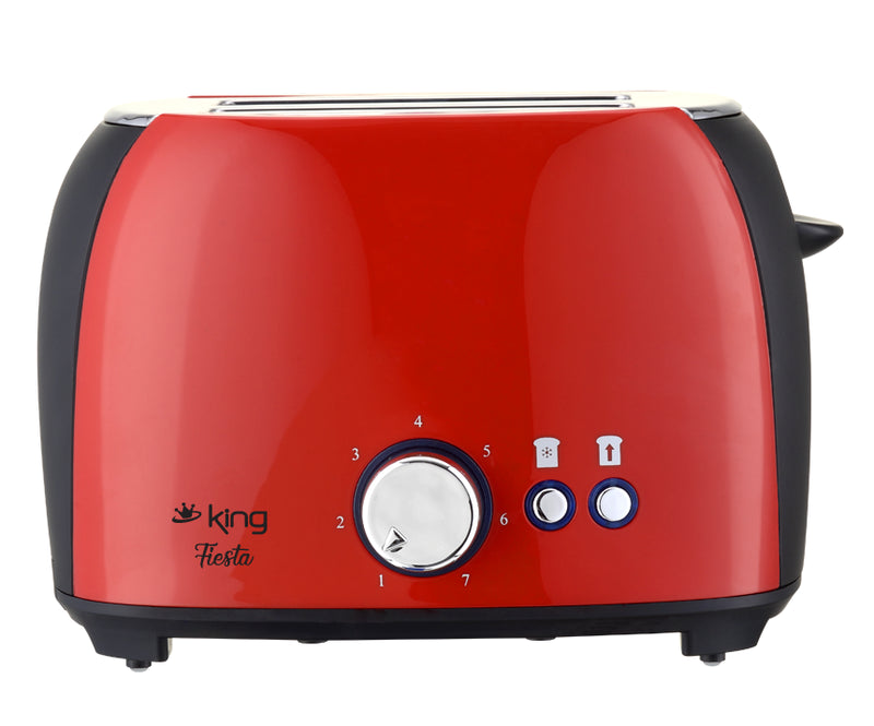 K2178 Fiesta Ekmek Kızartma Makinesi - Kırmızı
