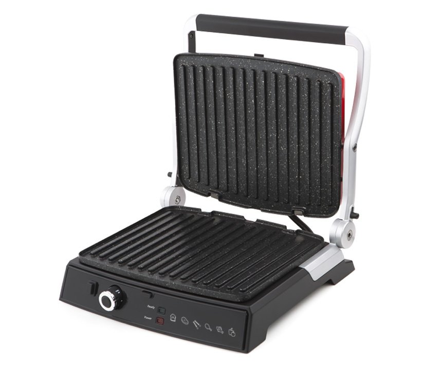 K462R GrillMaster Tost Makinesi - Kırmızı - King Küçük Ev Aletleri