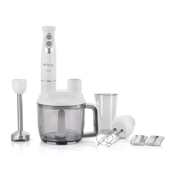 KKB970 Marten Komple Blender Set - Beyaz/Gümüş